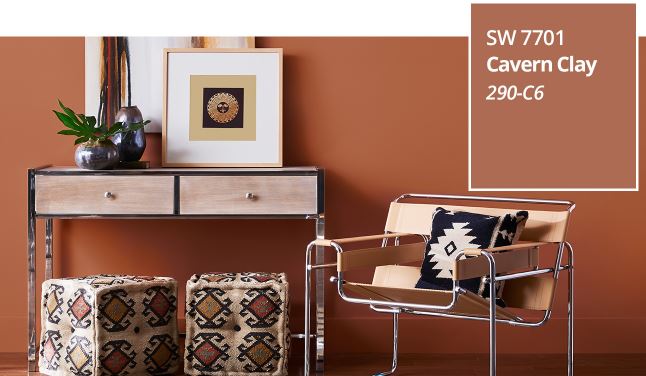 Sherwin Williams -2019 Color of the Year - Cavern Clay 