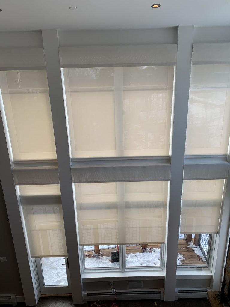 Two Story Roller Shades