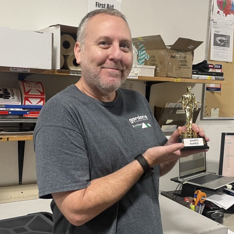 Jeremy won The Shady at Gordon's Window Decor