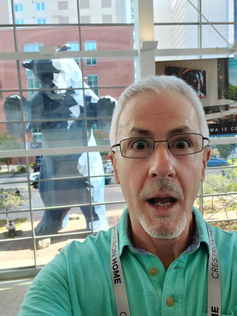 David being 'attacked' by a bear.