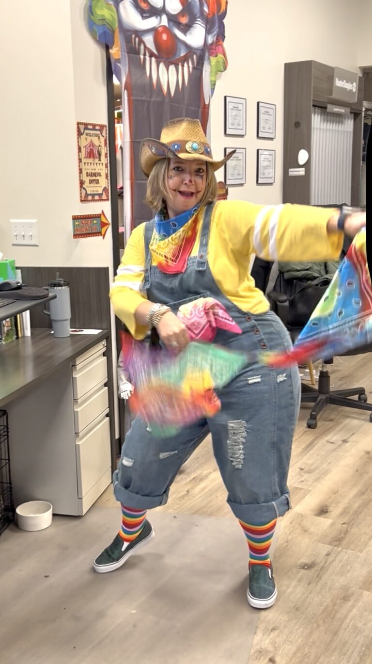 Lori our rodeo clown!